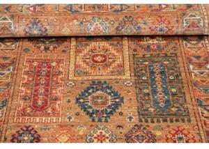 Tappeto Floralia Geometrico Ruggine Blu 76x124 Cm