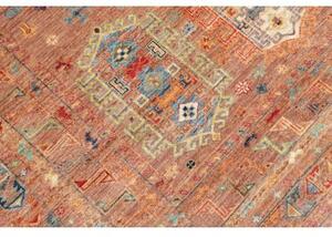 Tappeto Floralia Geometrico Ruggine Blu 238x290 Cm
