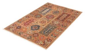 Tappeto Floralia Geometrico Marrone Ruggine Blu 78x129 Cm