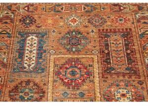 Tappeto Floralia Geometrico Marrone Ruggine Blu 78x129 Cm