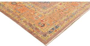 Tappeto Floralia Stilizzato Ruggine Blu 272x379 Cm