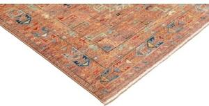 Tappeto Floralia Geometrico Ruggine Blu 238x290 Cm