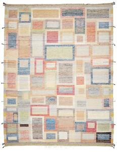 Tappeto Berbero Geometrico Beige Multicolore 280x362 Cm