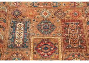 Tappeto Floralia Geometrico Ruggine Blu 76x124 Cm