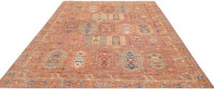 Tappeto Floralia Geometrico Ruggine Blu 238x290 Cm