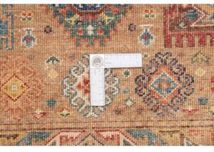 Tappeto Floralia Geometrico Marrone Ruggine Blu 78x129 Cm