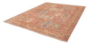 Tappeto Floralia Geometrico Ruggine Blu 238x290 Cm