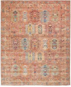 Tappeto Floralia Geometrico Ruggine Blu 238x290 Cm