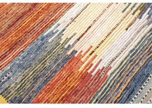 Tappeto Berbero Geometrico Ruggine Blu 255x313 Cm