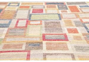 Tappeto Berbero Geometrico Beige Multicolore 280x362 Cm