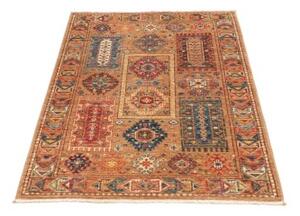 Tappeto Floralia Geometrico Marrone Ruggine Blu 78x129 Cm