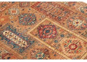 Tappeto Floralia Geometrico Ruggine Blu 76x124 Cm