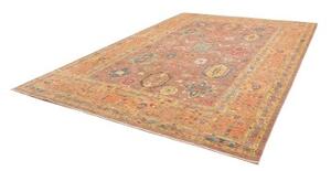 Tappeto Floralia Stilizzato Ruggine Blu 272x379 Cm