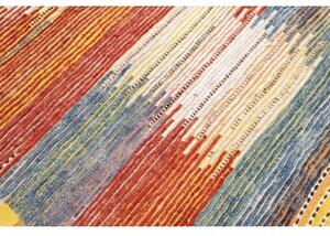 Tappeto Berbero Geometrico Rosso Mattone Blu 252x312 Cm