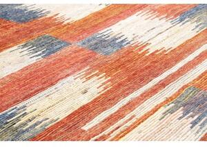 Tappeto Berbero Geometrico Rosso Blu 282x366 Cm