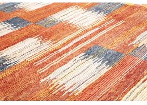 Tappeto Berbero Geometrico Ruggine Blu 253x316 Cm