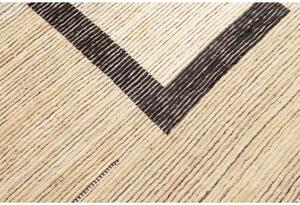Tappeto Berbero Geometrico Avorio Antracite 308x415 Cm