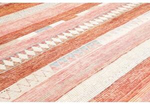 Tappeto Berbero Geometrico Rosso Mattone Rosa Antico 292x424 Cm