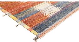 Tappeto Berbero Geometrico Ruggine Blu 253x316 Cm