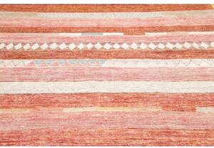 Tappeto Berbero Geometrico Rosso Mattone Rosa Antico 292x424 Cm