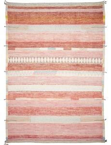 Tappeto Berbero Geometrico Rosso Mattone Rosa Antico 292x424 Cm