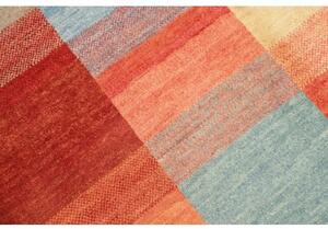 Tappeto Mosaic Geometrico Rosso Azzurro 120x181 Cm