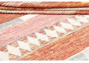 Tappeto Berbero Geometrico Rosso Mattone Rosa Antico 292x424 Cm