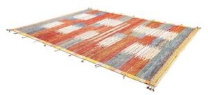 Tappeto Berbero Geometrico Rosso Mattone Blu 252x312 Cm