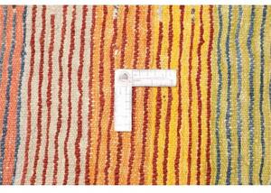 Tappeto Berbero Geometrico Rosso Mattone Blu 252x312 Cm