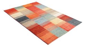 Tappeto Mosaic Geometrico Rosso Azzurro 120x181 Cm