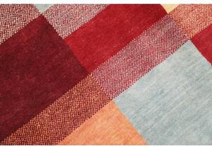 Tappeto Mosaic Patchwork Rosso Beige 116x175 Cm