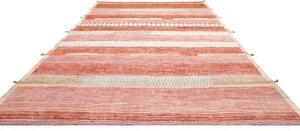 Tappeto Berbero Geometrico Rosso Mattone Rosa Antico 292x424 Cm