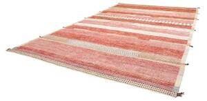 Tappeto Berbero Geometrico Rosso Mattone Rosa Antico 292x424 Cm