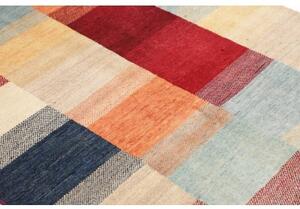 Tappeto Mosaic Patchwork Rosso Beige 116x175 Cm