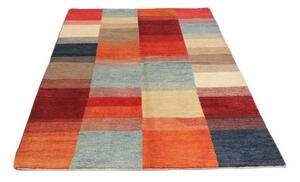 Tappeto Mosaic Patchwork Rosso Arancione 118x180 Cm
