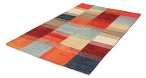 Tappeto Mosaic Patchwork Rosso Arancione 118x180 Cm
