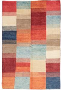 Tappeto Mosaic Patchwork Rosso Arancione 118x180 Cm
