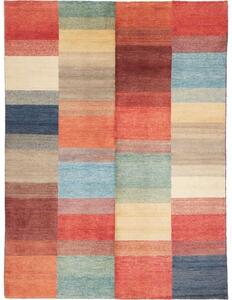 Tappeto Mosaic Patchwork Rosso Azzurro 140x182 Cm