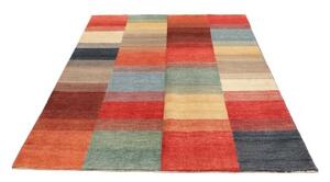 Tappeto Mosaic Patchwork Rosso Azzurro 140x182 Cm