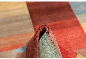 Tappeto Mosaic Patchwork Rosso Azzurro 140x182 Cm