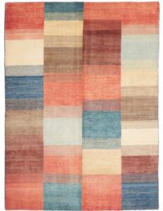 Tappeto Mosaic Patchwork Rosso Corallo Blu 143x193 Cm