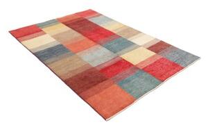 Tappeto Mosaic Patchwork Rosso Beige 145x202 Cm