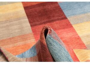 Tappeto Mosaic Geometrico Multicolore Rosso 200x292 Cm
