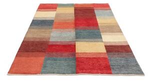 Tappeto Mosaic Patchwork Rosso Beige 145x202 Cm