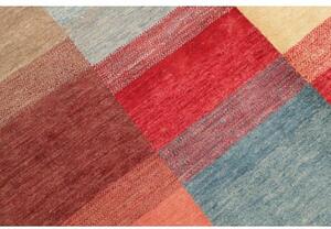Tappeto Mosaic Patchwork Rosso Beige 145x202 Cm