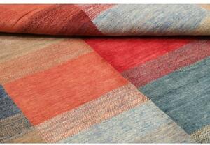 Tappeto Mosaic Patchwork Rosso Beige 145x202 Cm