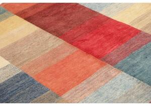 Tappeto Mosaic Patchwork Rosso Beige 145x202 Cm