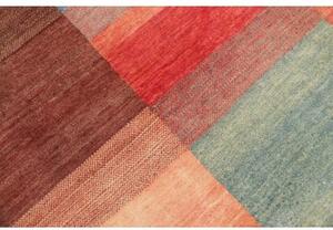 Tappeto Mosaic Geometrico Rosso Blu 163x220 Cm