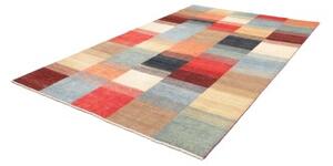 Tappeto Mosaic Geometrico Blu Rosso 199x296 Cm