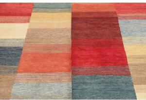 Tappeto Mosaic Patchwork Rosso Beige 145x202 Cm
